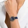 Swarovski Crystalline Aura Watch Swiss Made, Leather Strap, Blue, Rose Gold-tone Finish 1 Swarovski Crystalline Aura Watch Swiss Made, Leather Strap, Blue, Rose Gold-tone Finish -Jewelry Store crystalline aura watch swiss made leather strap blue rose gold tone finish swarovski 5519447