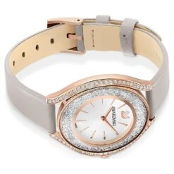 Swarovski Crystalline Aura Watch Swiss Made, Leather Strap, Gray, Rose Gold-tone Finish 10 Swarovski Crystalline Aura Watch Swiss Made, Leather Strap, Gray, Rose Gold-tone Finish -Jewelry Store crystalline aura watch swiss made leather strap gray rose gold tone finish swarovski 5519450 3