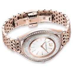 Swarovski Crystalline Aura Watch Swiss Made, Metal Bracelet, Rose Gold Tone, Rose Gold-tone Finish -Jewelry Store crystalline aura watch swiss made metal bracelet rose gold tone rose gold tone finish swarovski 5519459 3