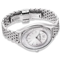 Swarovski Crystalline Aura Watch Swiss Made, Metal Bracelet, Silver Tone, Stainless Steel -Jewelry Store crystalline aura watch swiss made metal bracelet silver tone stainless steel swarovski 5519462 3