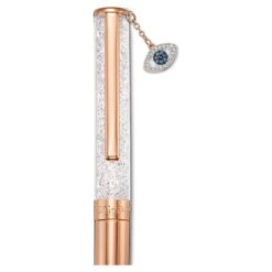 Swarovski Crystalline Ballpoint Pen Evil Eye, Rose Gold Tone, Rose Gold-tone Plated -Jewelry Store crystalline ballpoint pen evil eye rose gold tone rose gold tone plated swarovski 5553337 2