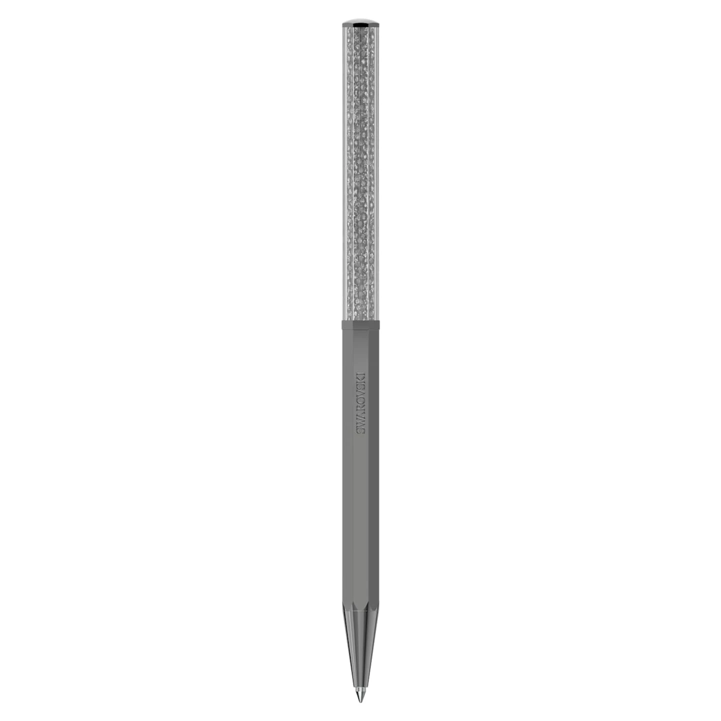 Swarovski Crystalline Ballpoint Pen Octagon Shape, Gray, Graphite Plated 5 Swarovski Crystalline Ballpoint Pen Octagon Shape, Gray, Graphite Plated - Image 3
