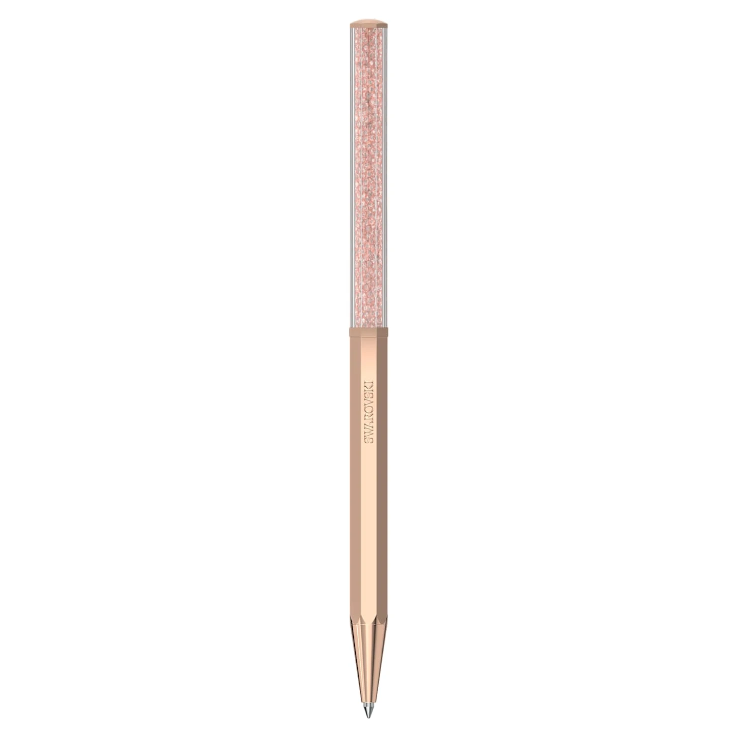 Swarovski Crystalline Ballpoint Pen Octagon Shape, Rose Gold Tone, Rose Gold-tone Plated 4 Swarovski Crystalline Ballpoint Pen Octagon Shape, Rose Gold Tone, Rose Gold-tone Plated - Image 2