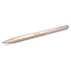 Swarovski Crystalline Ballpoint Pen Octagon Shape, Rose Gold Tone, Rose Gold-tone Plated
