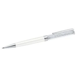 Swarovski Crystalline Ballpoint Pen White, White Lacquered, Chrome Plated 5 Swarovski Crystalline Ballpoint Pen White, White Lacquered, Chrome Plated -Jewelry Store crystalline ballpoint pen white white lacquered chrome plated swarovski 5224392 1
