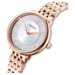 Swarovski Crystalline Chic Watch Swiss Made, Metal Bracelet, Rose Gold Tone, Rose Gold-tone Finish -Jewelry Store crystalline chic watch swiss made metal bracelet rose gold tone rose gold tone finish swarovski 5544590 4