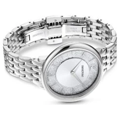 Swarovski Crystalline Chic Watch Swiss Made, Metal Bracelet, Silver Tone, Stainless Steel -Jewelry Store crystalline chic watch swiss made metal bracelet silver tone stainless steel swarovski 5544583 3
