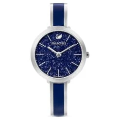 Swarovski Crystalline Delight Watch Swiss Made, Metal Bracelet, Blue, Stainless Steel -Jewelry Store crystalline delight watch swiss made metal bracelet blue stainless steel swarovski 5580533 4