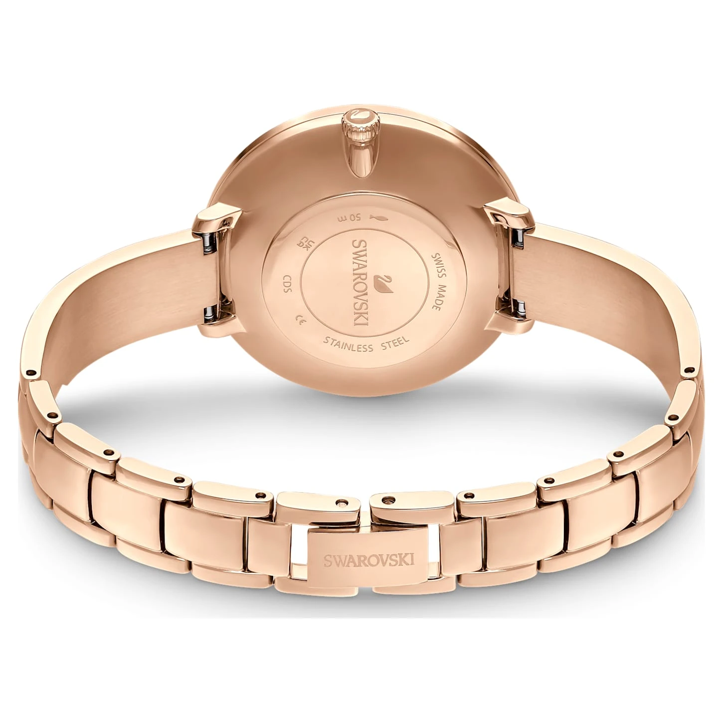Swarovski Crystalline Delight Watch Swiss Made, Metal Bracelet, Gray, Rose Gold-tone Finish 6 Swarovski Crystalline Delight Watch Swiss Made, Metal Bracelet, Gray, Rose Gold-tone Finish - Image 4
