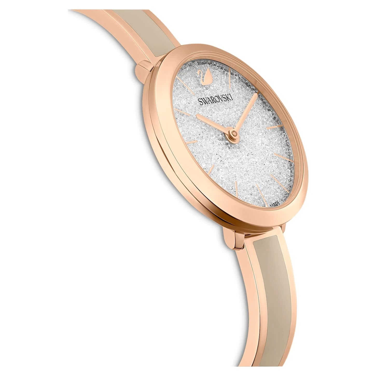 Swarovski Crystalline Delight Watch Swiss Made, Metal Bracelet, Gray, Rose Gold-tone Finish 7 Swarovski Crystalline Delight Watch Swiss Made, Metal Bracelet, Gray, Rose Gold-tone Finish - Image 5