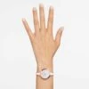 Swarovski Crystalline Delight Watch Swiss Made, Metal Bracelet, Pink, Rose Gold-tone Finish -Jewelry Store crystalline delight watch swiss made metal bracelet pink rose gold tone finish swarovski 5642221
