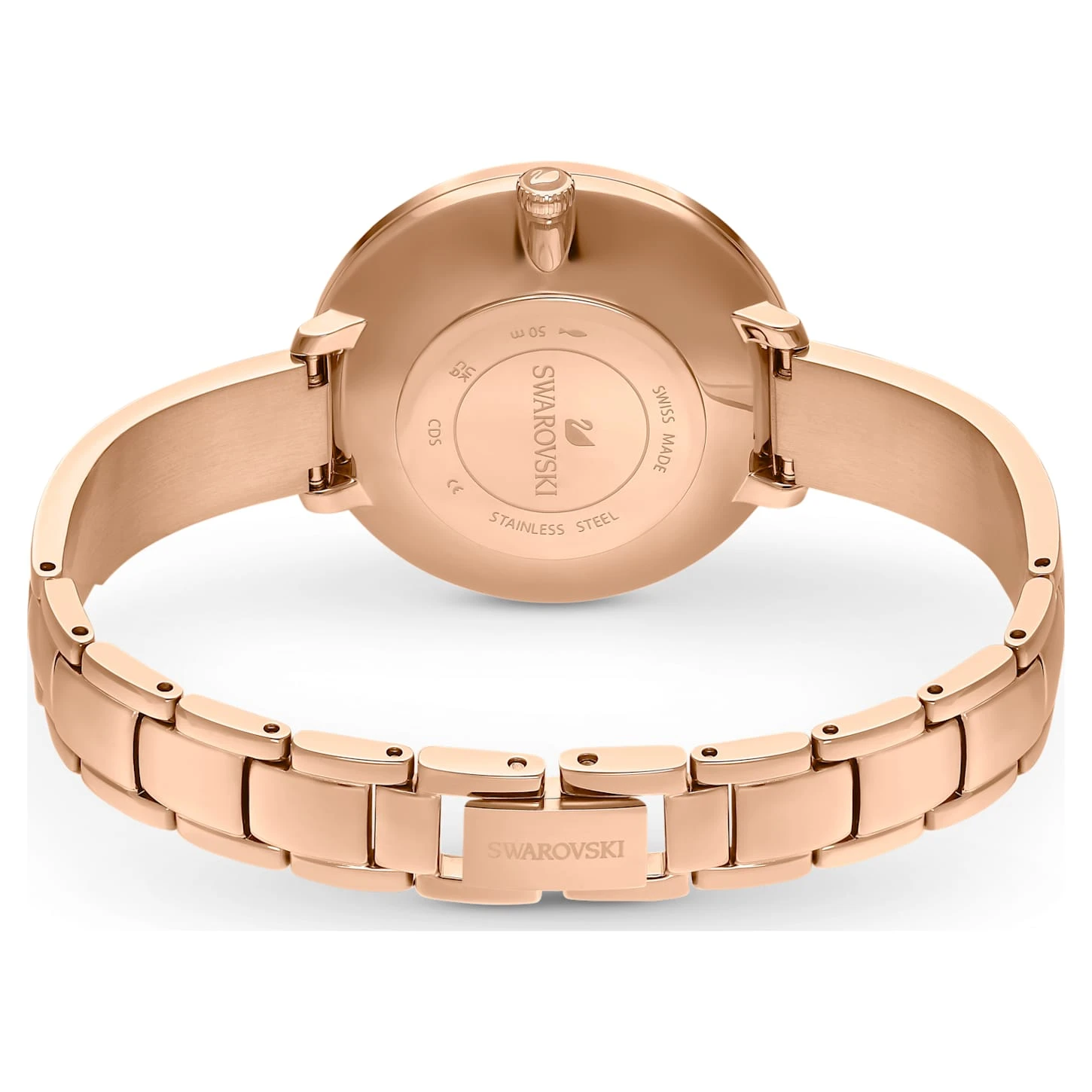 Swarovski Crystalline Delight Watch Swiss Made, Metal Bracelet, Pink, Rose Gold-tone Finish 6 Swarovski Crystalline Delight Watch Swiss Made, Metal Bracelet, Pink, Rose Gold-tone Finish - Image 4