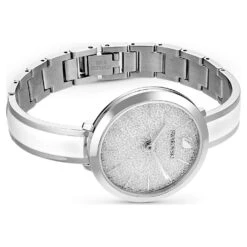 Swarovski Crystalline Delight Watch Swiss Made, Metal Bracelet, White, Stainless Steel -Jewelry Store crystalline delight watch swiss made metal bracelet white stainless steel swarovski 5580537 2