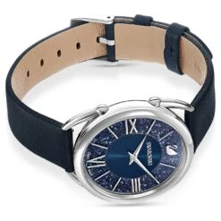 Swarovski Crystalline Glam Watch Swiss Made, Leather Strap, Blue, Stainless Steel 10 Swarovski Crystalline Glam Watch Swiss Made, Leather Strap, Blue, Stainless Steel -Jewelry Store crystalline glam watch swiss made leather strap blue stainless steel swarovski 5537961 3