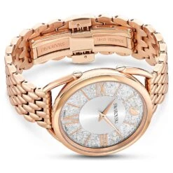Swarovski Crystalline Glam Watch Swiss Made, Metal Bracelet, Rose Gold Tone, Rose Gold-tone Finish 10 Swarovski Crystalline Glam Watch Swiss Made, Metal Bracelet, Rose Gold Tone, Rose Gold-tone Finish -Jewelry Store crystalline glam watch swiss made metal bracelet rose gold tone rose gold tone finish swarovski 5452465 3