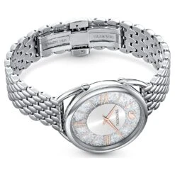 Swarovski Crystalline Glam Watch Swiss Made, Metal Bracelet, Silver Tone, Stainless Steel -Jewelry Store crystalline glam watch swiss made metal bracelet silver tone stainless steel swarovski 5455108 3