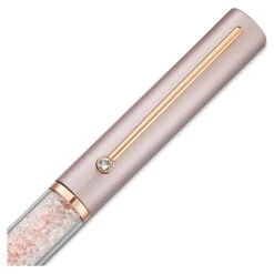 Swarovski Crystalline Gloss Ballpoint Pen Rose Gold Tone, Pink Lacquered, Rose Gold-tone Plated -Jewelry Store crystalline gloss ballpoint pen rose gold tone pink lacquered rose gold tone plated swarovski 5568759 4