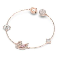 Swarovski Dazzling Swan Bracelet Magnetic Closure, Swan, Pink, Rose Gold-tone Plated 9 Swarovski Dazzling Swan Bracelet Magnetic Closure, Swan, Pink, Rose Gold-tone Plated -Jewelry Store dazzling swan bracelet magnetic closure swan pink rose gold tone plated swarovski 5472271 2