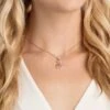 Swarovski Dazzling Swan Y Necklace Swan, Pink, Rose Gold-tone Plated -Jewelry Store dazzling swan y necklace swan pink rose gold tone plated swarovski 5473024