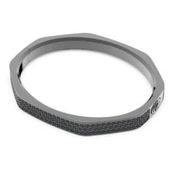 Swarovski Dextera Bangle Octagon Shape, Black, Ruthenium Plated -Jewelry Store dextera bangle octagon shape black ruthenium plated swarovski 5651339 2