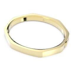 Swarovski Dextera Bangle Octagon Shape, White, Gold-tone Plated -Jewelry Store dextera bangle octagon shape white gold tone plated swarovski 5656844 4