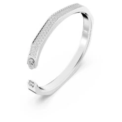 Swarovski Dextera Bangle Octagon Shape, White, Rhodium Plated -Jewelry Store dextera bangle octagon shape white rhodium plated swarovski 5639200 3
