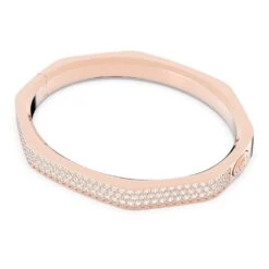 Swarovski Dextera Bangle Octagon Shape, White, Rose Gold-tone Plated 10 Swarovski Dextera Bangle Octagon Shape, White, Rose Gold-tone Plated -Jewelry Store dextera bangle octagon shape white rose gold tone plated swarovski 5639204 2