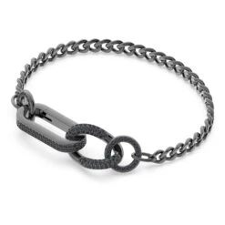 Swarovski Dextera Bracelet Pavé, Mixed Links, Black, Ruthenium Plated -Jewelry Store dextera bracelet pavC3A9 mixed links black ruthenium plated swarovski 5636736 2