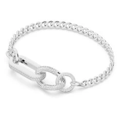 Swarovski Dextera Bracelet Pavé, Mixed Links, White, Rhodium Plated 10 Swarovski Dextera Bracelet Pavé, Mixed Links, White, Rhodium Plated -Jewelry Store dextera bracelet pavC3A9 mixed links white rhodium plated swarovski 5642598 2
