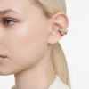 Swarovski Dextera Ear Cuff White, Gold-tone Plated 2 Swarovski Dextera Ear Cuff White, Gold-tone Plated -Jewelry Store dextera ear cuff white gold tone plated swarovski 5668808