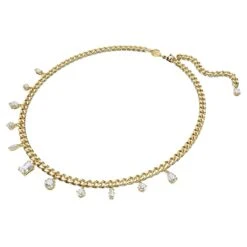 Swarovski Dextera Necklace Mixed Cuts, White, Gold-tone Plated 9 Swarovski Dextera Necklace Mixed Cuts, White, Gold-tone Plated -Jewelry Store dextera necklace mixed cuts white gold tone plated swarovski 5663338 2