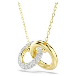 Swarovski Dextera Pendant Interlocking Loop, White, Gold-tone Plated 10 Swarovski Dextera Pendant Interlocking Loop, White, Gold-tone Plated -Jewelry Store dextera pendant interlocking loop white gold tone plated swarovski 5668820 2