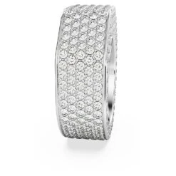 Swarovski Dextera Ring Octagon Shape, Pavé, White, Rhodium Plated -Jewelry Store dextera ring octagon shape pavC3A9 white rhodium plated swarovski 5651363 3