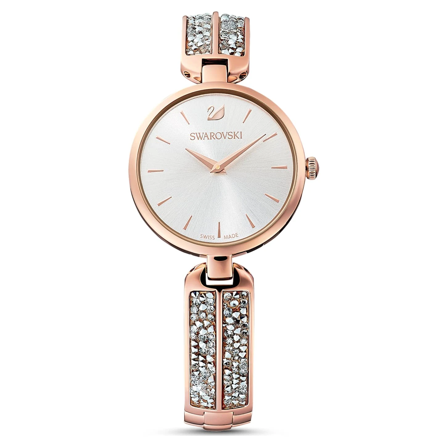 Swarovski Dream Rock Watch Swiss Made, Metal Bracelet, Rose Gold Tone, Rose Gold-tone Finish 4 Swarovski Dream Rock Watch Swiss Made, Metal Bracelet, Rose Gold Tone, Rose Gold-tone Finish - Image 2