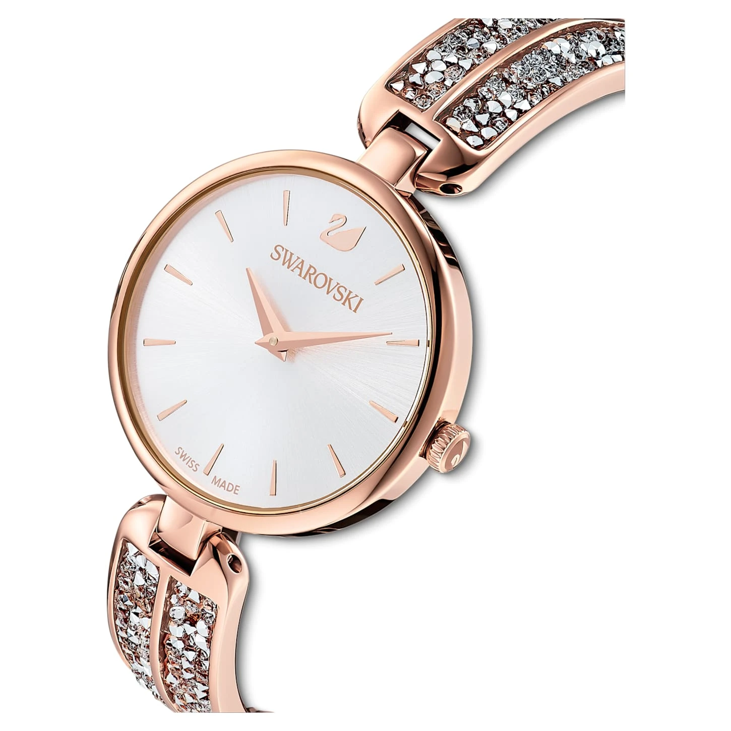 Swarovski Dream Rock Watch Swiss Made, Metal Bracelet, Rose Gold Tone, Rose Gold-tone Finish 7 Swarovski Dream Rock Watch Swiss Made, Metal Bracelet, Rose Gold Tone, Rose Gold-tone Finish - Image 5