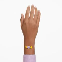 Swarovski Dulcis Bracelet Candy, Multicolored, Gold-tone Plated