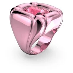Swarovski Dulcis Cocktail Ring Cushion Cut, Pink -Jewelry Store dulcis cocktail ring cushion cut pink swarovski 5601579 2
