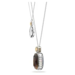 Swarovski Elegance Of Africa Pendant Set (2), Brown, Rhodium Plated -Jewelry Store elegance of africa pendant set 28229 brown rhodium plated swarovski 5622784 3