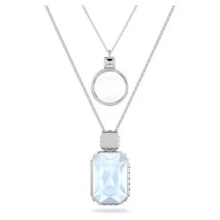 Swarovski Elegance Of Africa Pendant Set (2), Brown, Rhodium Plated -Jewelry Store elegance of africa pendant set 28229 brown rhodium plated swarovski 5622784 4