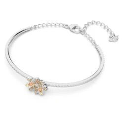 Swarovski Eternal Flower Bangle Flower, Multicolored, Mixed Metal Finish -Jewelry Store eternal flower bangle flower multicolored mixed metal finish swarovski 5642890 2