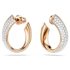 Swarovski Exist Hoop Earrings Small, White, Rose Gold-tone Plated 10 Swarovski Exist Hoop Earrings Small, White, Rose Gold-tone Plated -Jewelry Store exist hoop earrings small white rose gold tone plated swarovski 5636448 2