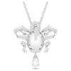 Swarovski Fashion Swan Pendant Swan, White, Rhodium Plated -Jewelry Store fashion swan pendant swan white rhodium plated swarovski 5661344