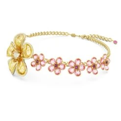 Swarovski Florere Choker Flower, Multicolored, Gold-tone Plated -Jewelry Store florere choker flower multicolored gold tone plated swarovski 5659727 2
