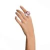 Swarovski Florere Cocktail Ring Flower, Pink, Rhodium Plated -Jewelry Store florere cocktail ring flower pink rhodium plated swarovski 5652457