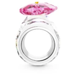 Swarovski Florere Cocktail Ring Flower, Pink, Rhodium Plated -Jewelry Store florere cocktail ring flower pink rhodium plated swarovski 5652457 4