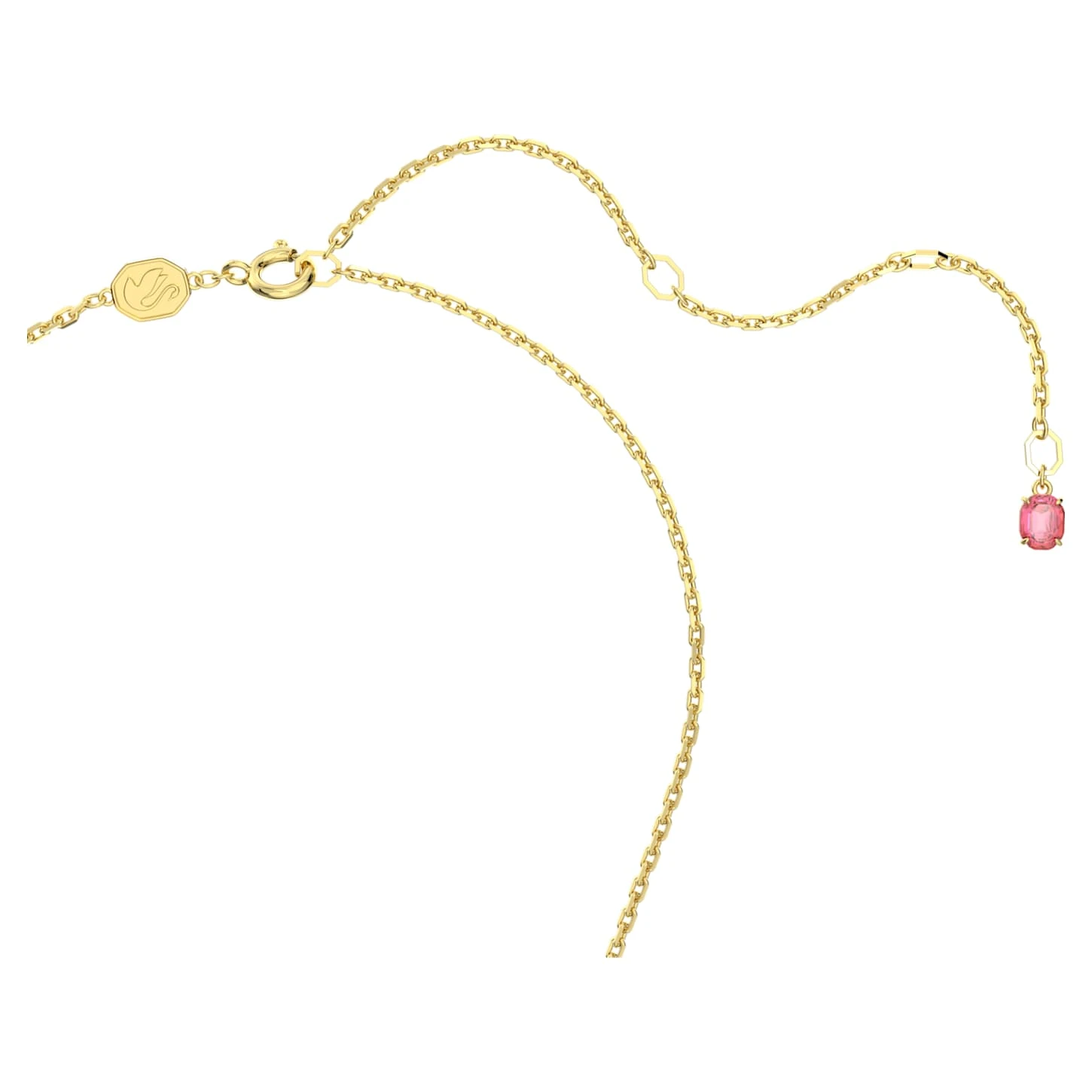 Swarovski Florere Necklace Flower, Pink, Gold-tone Plated 6 Swarovski Florere Necklace Flower, Pink, Gold-tone Plated - Image 4