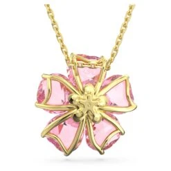 Swarovski Florere Necklace Flower, Pink, Gold-tone Plated 11 Swarovski Florere Necklace Flower, Pink, Gold-tone Plated -Jewelry Store florere necklace flower pink gold tone plated swarovski 5650569 4