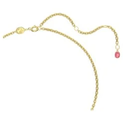 Swarovski Florere Pendant And Brooch Pavé, Flower, Pink, Gold-tone Plated -Jewelry Store florere pendant and brooch pavC3A9 flower pink gold tone plated swarovski 5652068 3