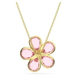 Swarovski Florere Pendant Flower, Small, Pink, Gold-tone Plated 13 Swarovski Florere Pendant Flower, Small, Pink, Gold-tone Plated -Jewelry Store florere pendant flower small pink gold tone plated swarovski 5657875 3