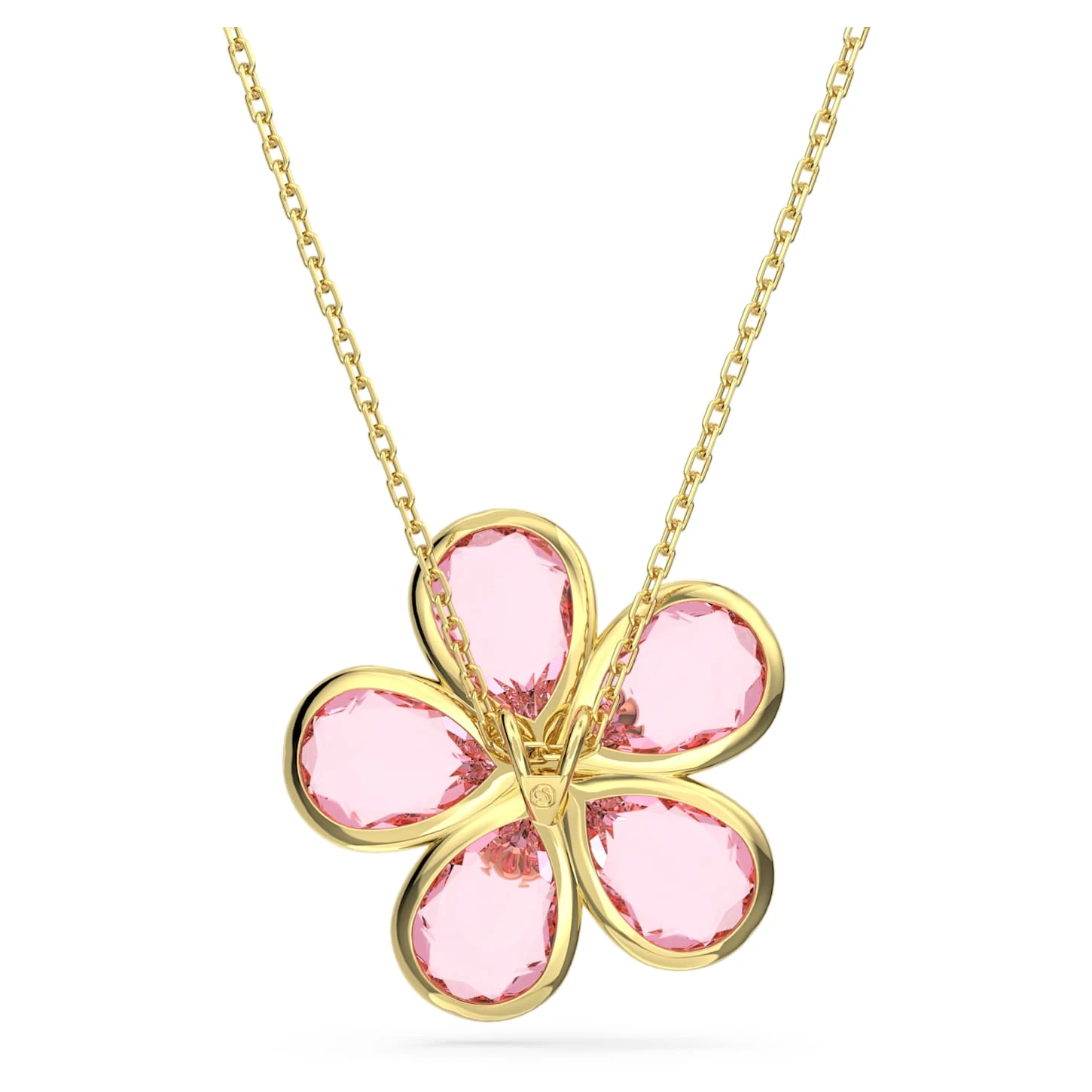Swarovski Florere Pendant Flower, Small, Pink, Gold-tone Plated 7 Swarovski Florere Pendant Flower, Small, Pink, Gold-tone Plated - Image 5